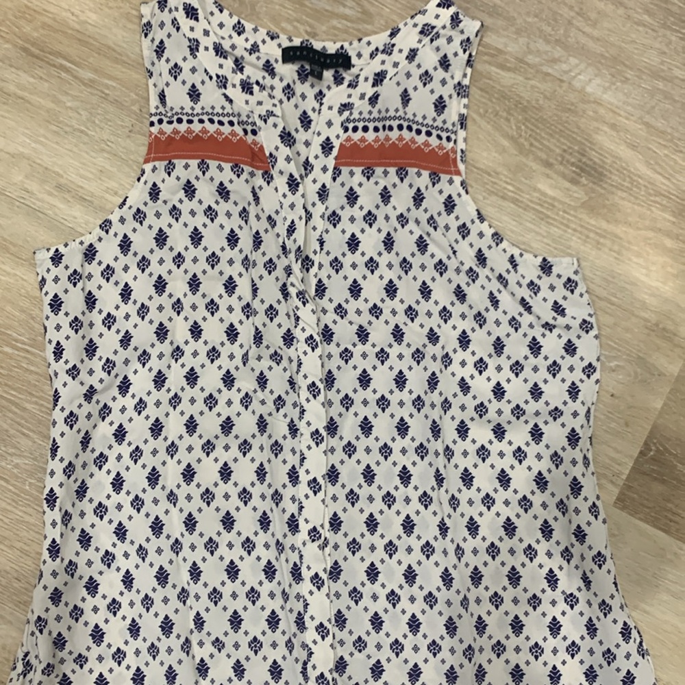 SANCTUARY SLEEVELESS BLOUSE